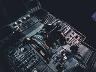 Cockpit eines A320