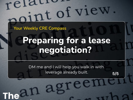 Preparing For A Lease Negotiation