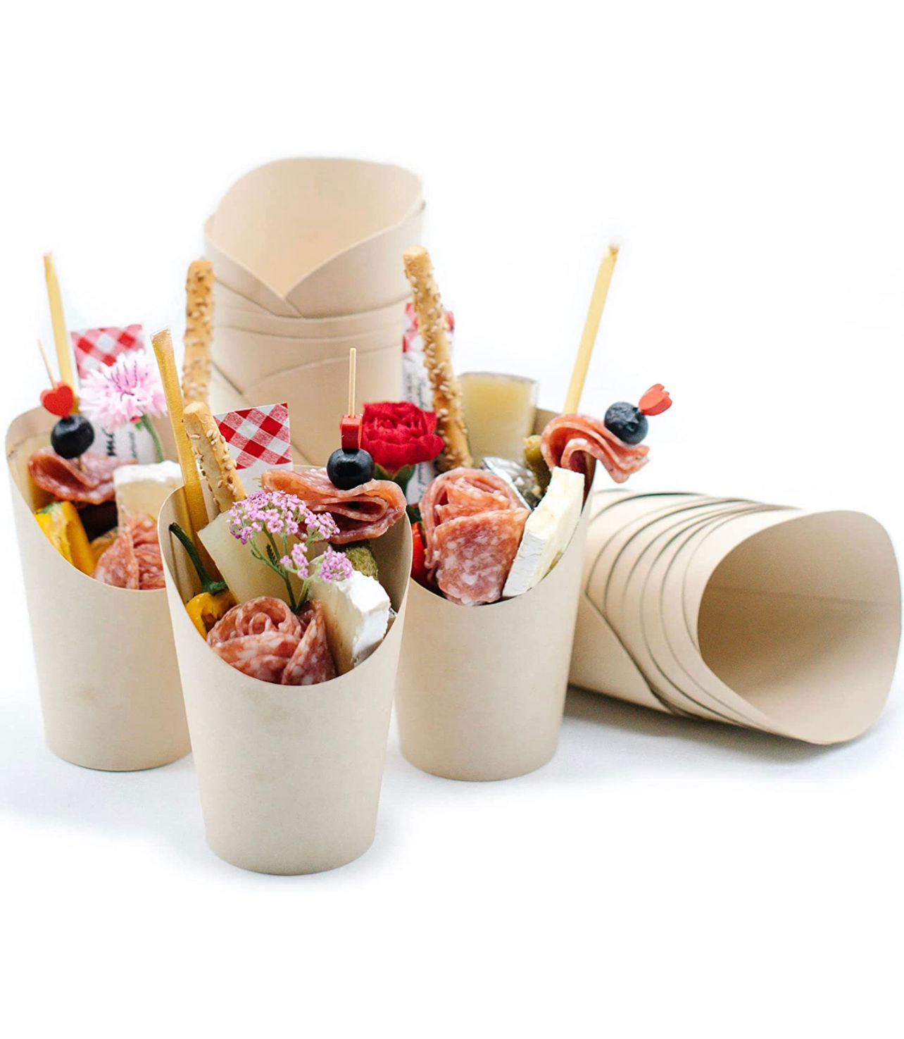 Grazing Cups, Cones, Skewers, Mini Boxes (20)
