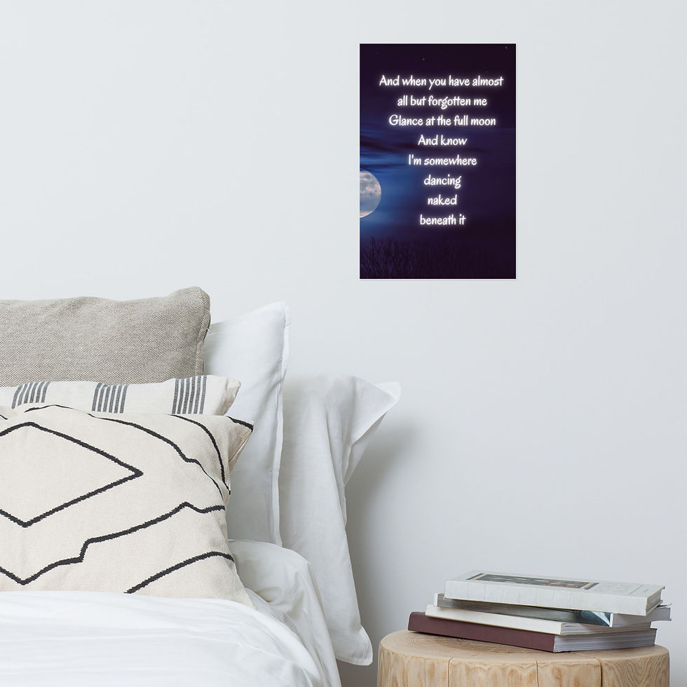 Thumbnail: Full Moon Poem Poster