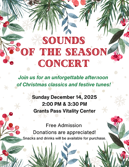 Sounds of the Season Concert Poster