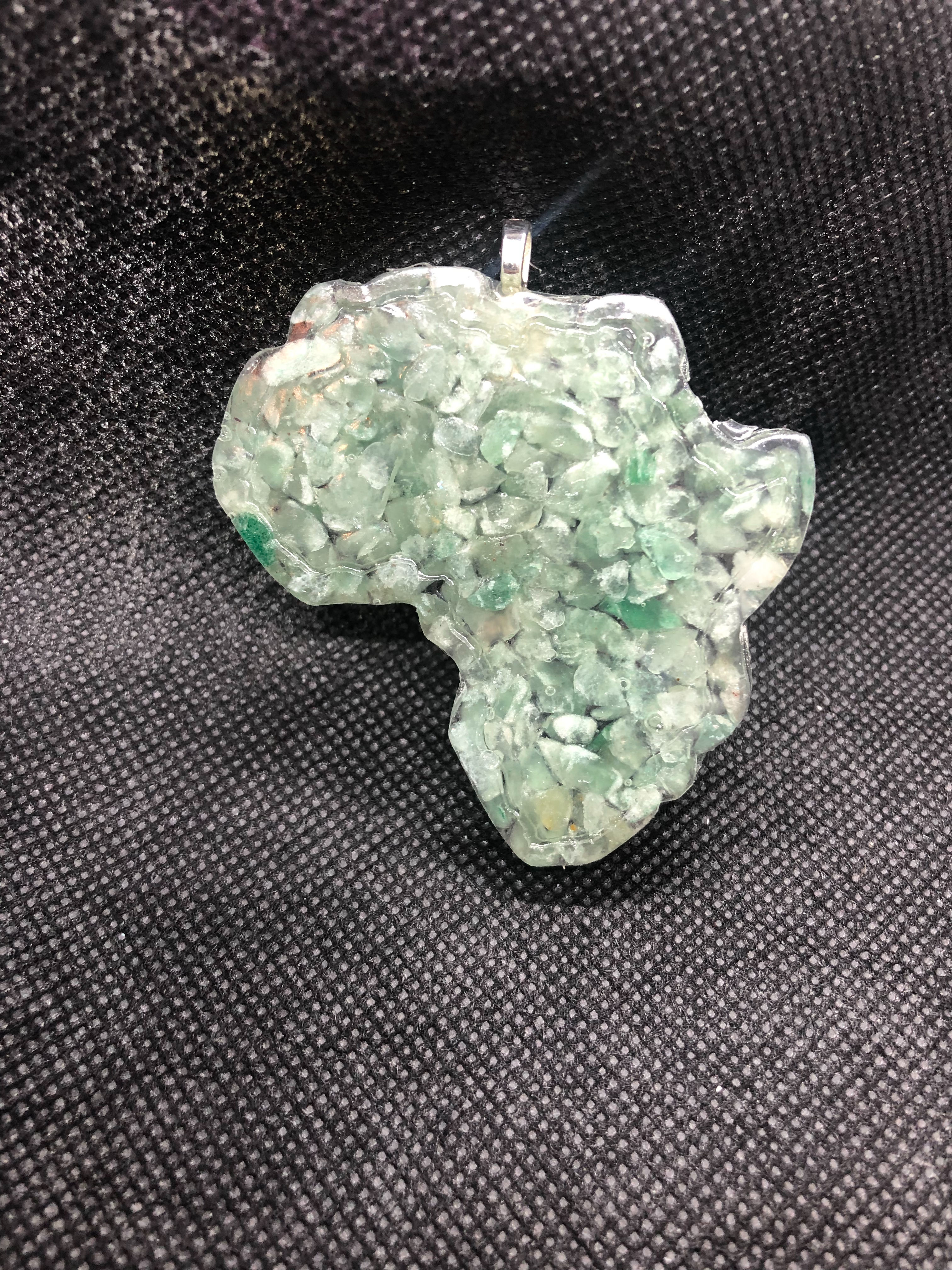 (Sm) Aventurine  Africa Pendant 