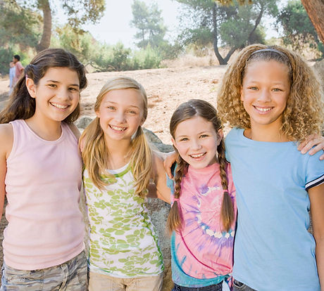 Happy Young Girls
