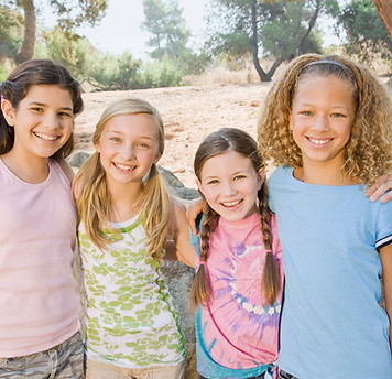 Happy Young Girls