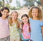 Happy Young Girls