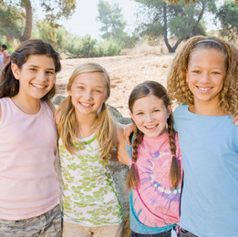 Happy Young Girls
