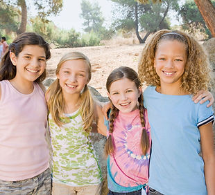 Happy Young Girls