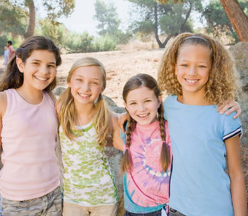 Happy Young Girls