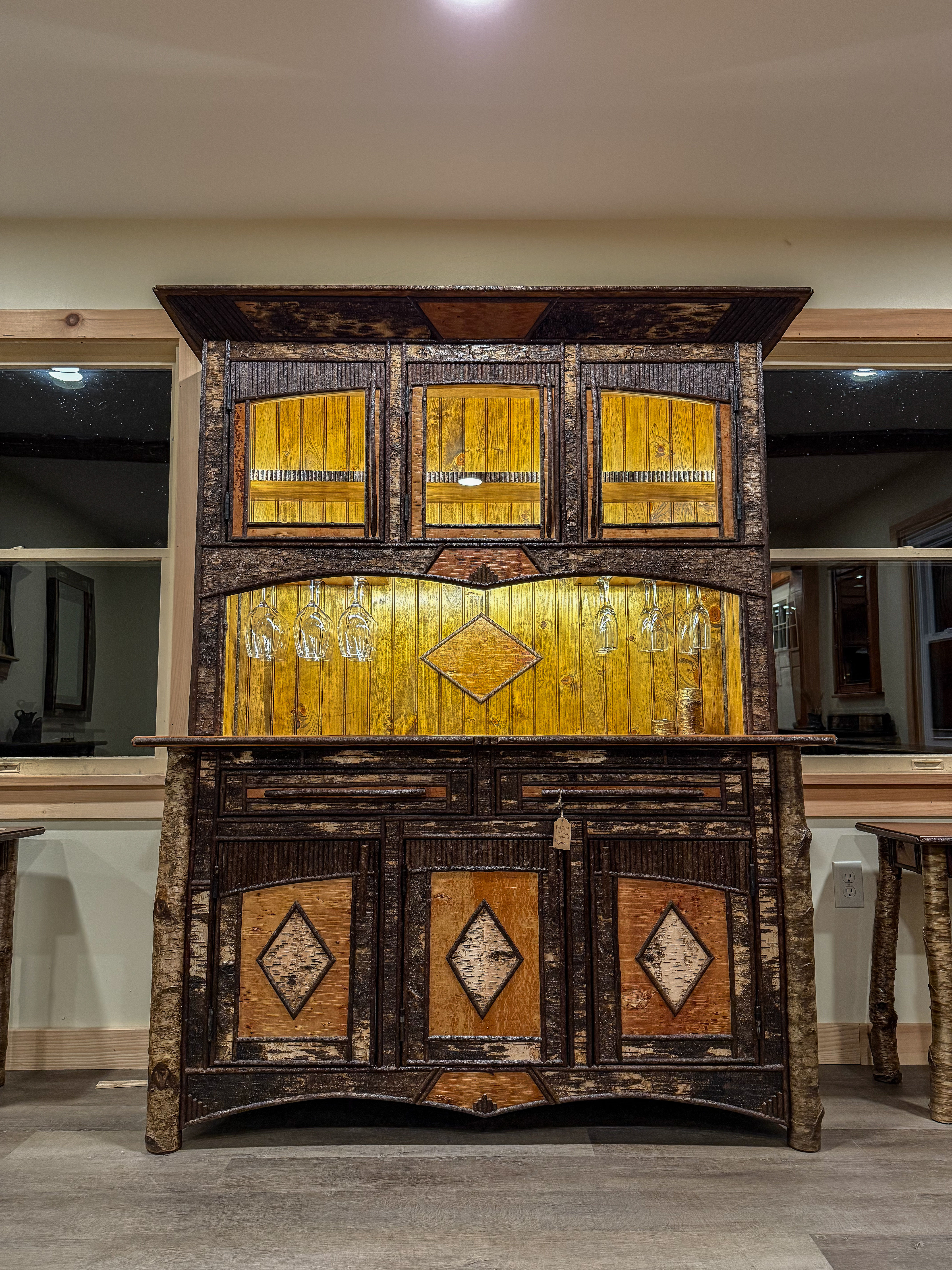 5 foot Redfield Stepback cupboard