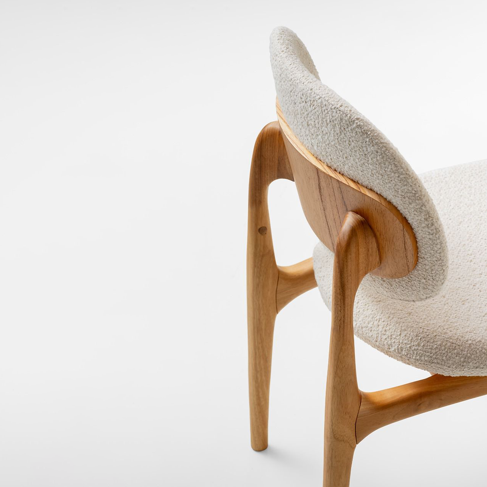 Thumbnail: Kinoko Upholstered Armless Chair