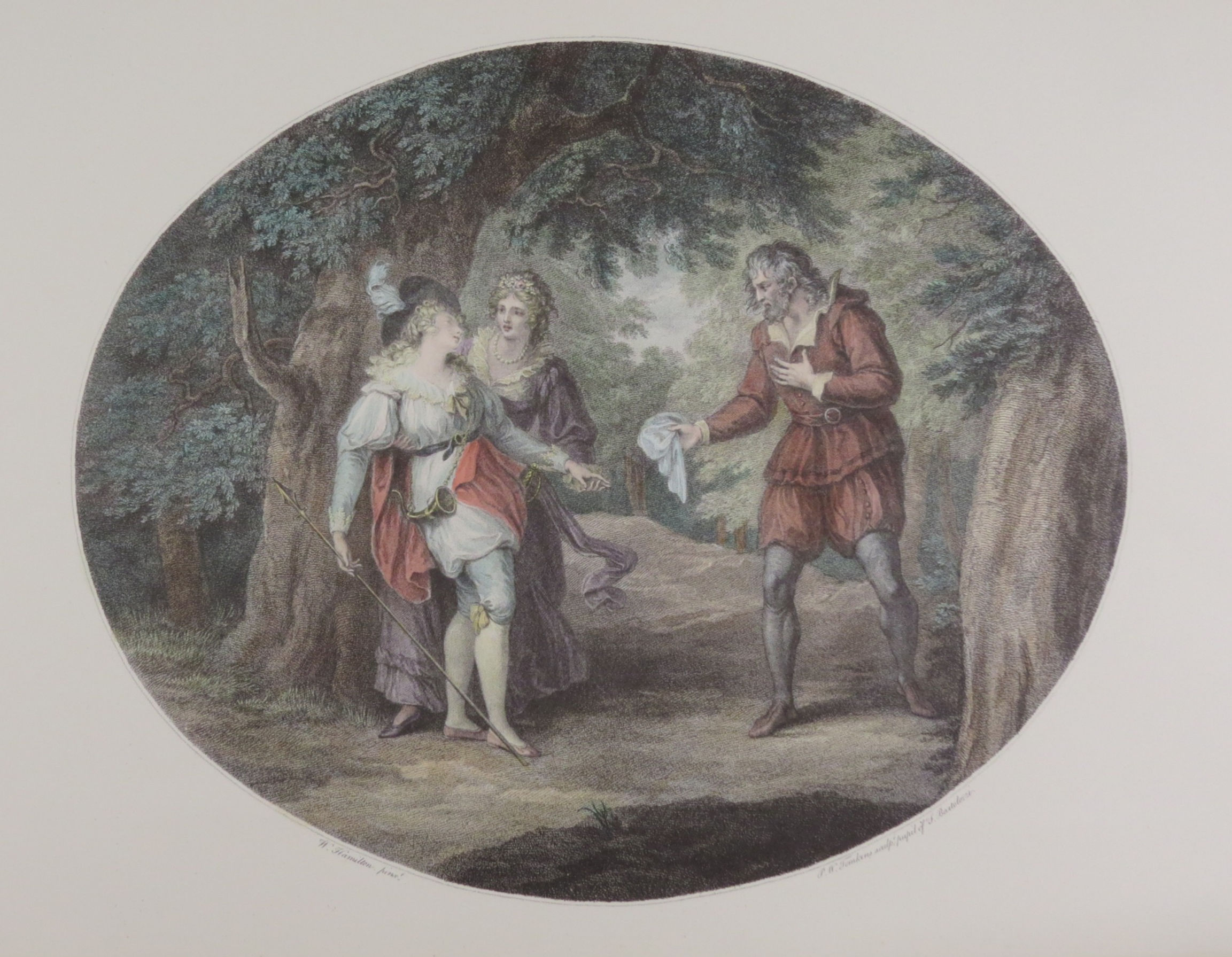 Pintura de W. Hamilton