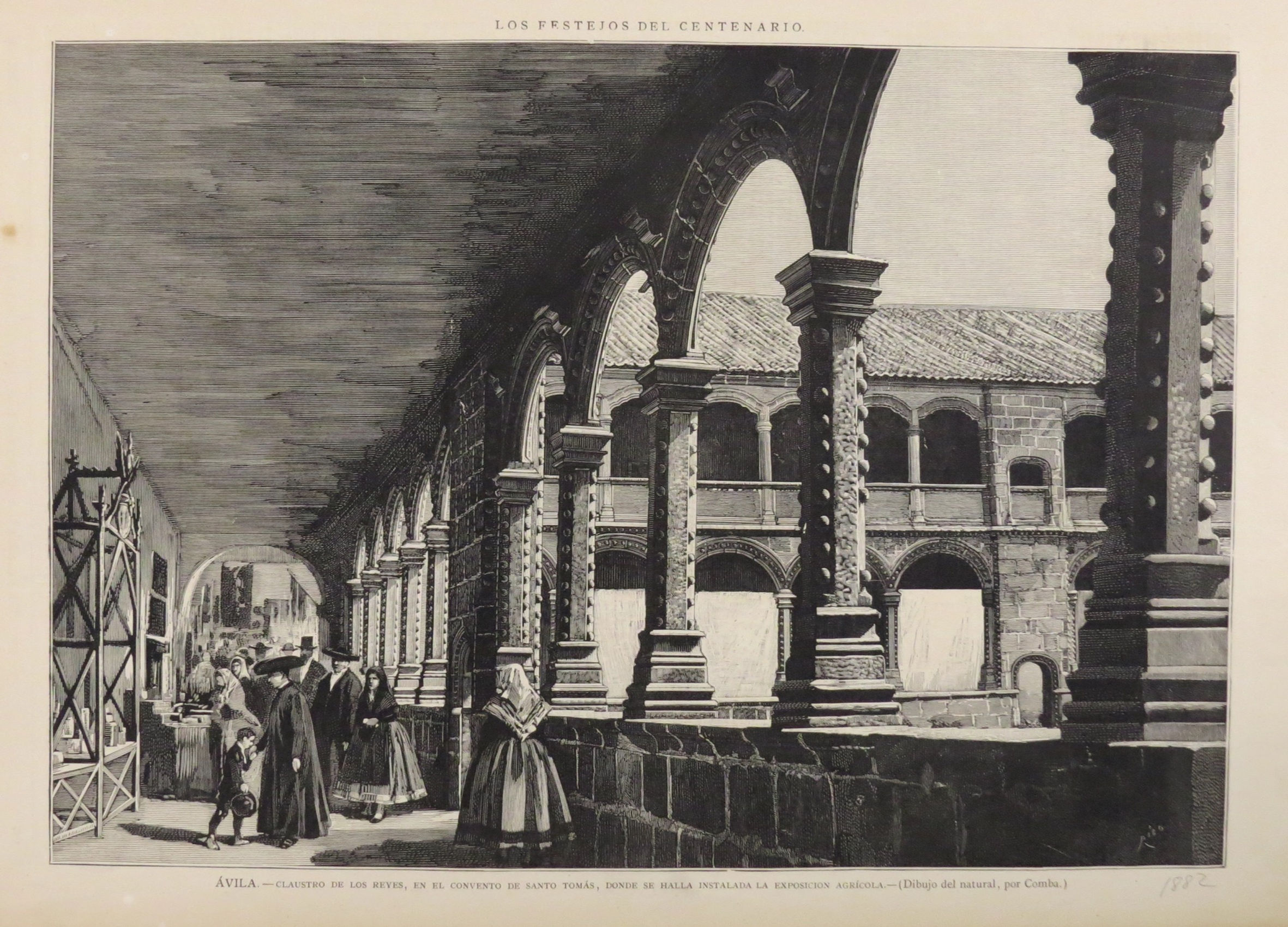 Ávila - Calaustro de los reyes en el Convento de Santo Tomás