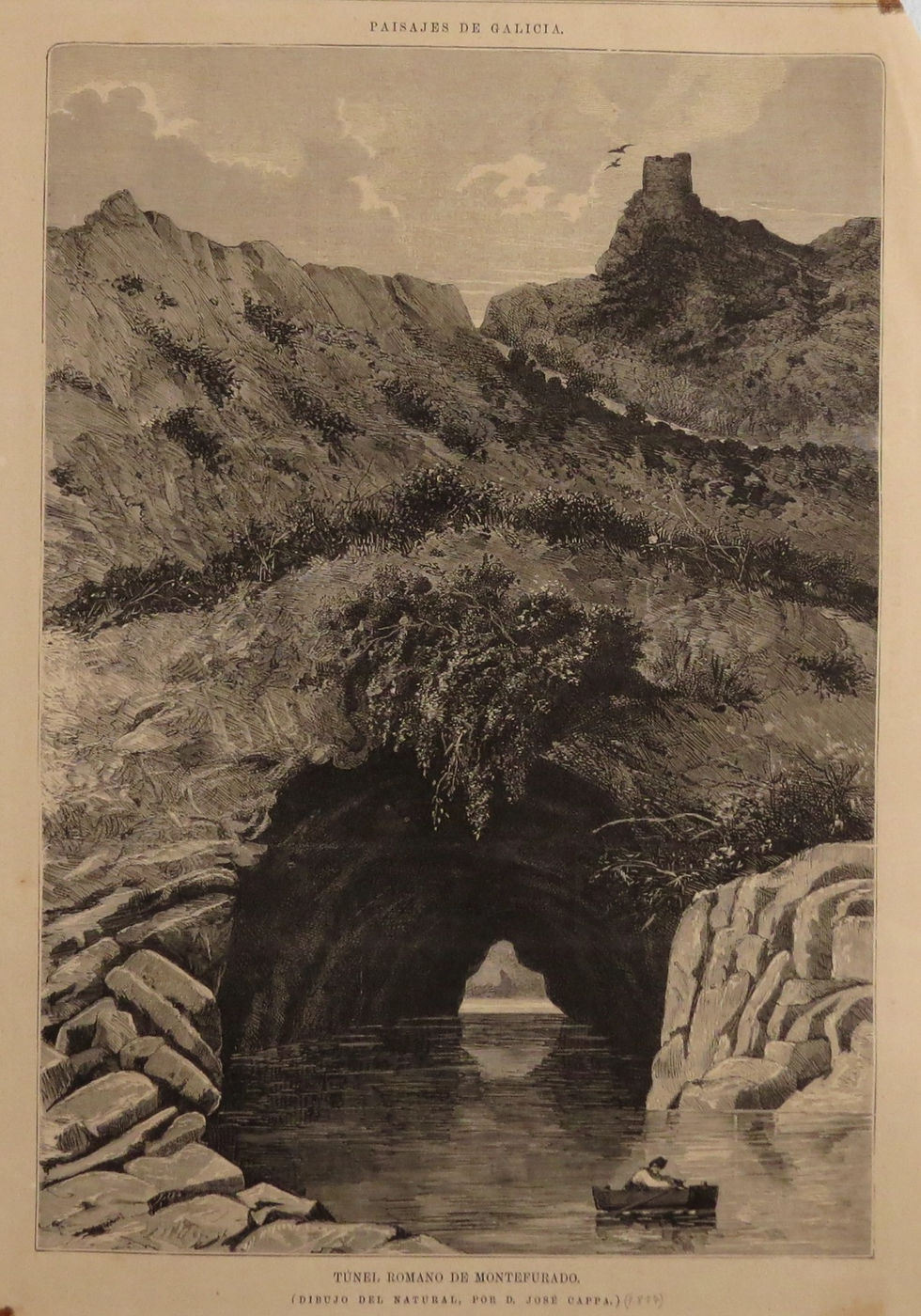 Paysages de Galice - Tunnel romain de Montefurado