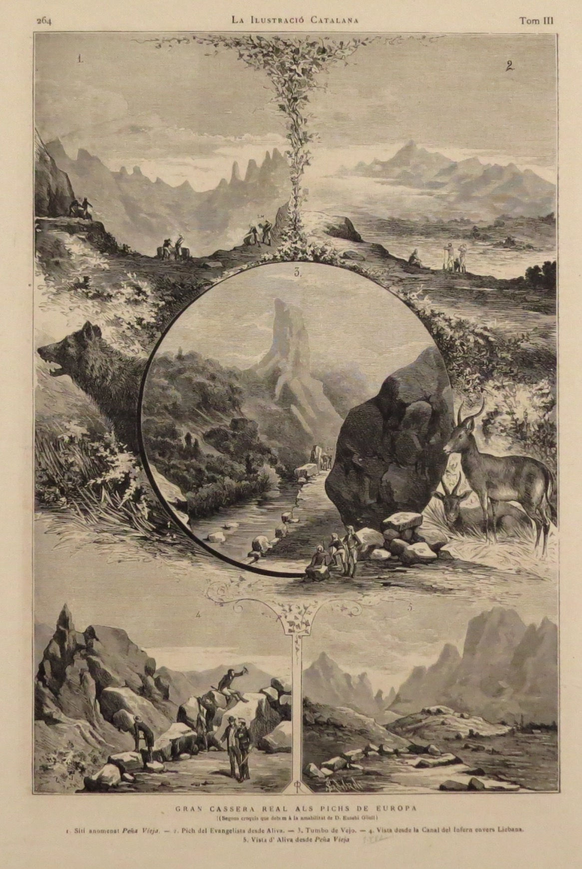 Gran cacería real en los Picos de Europa