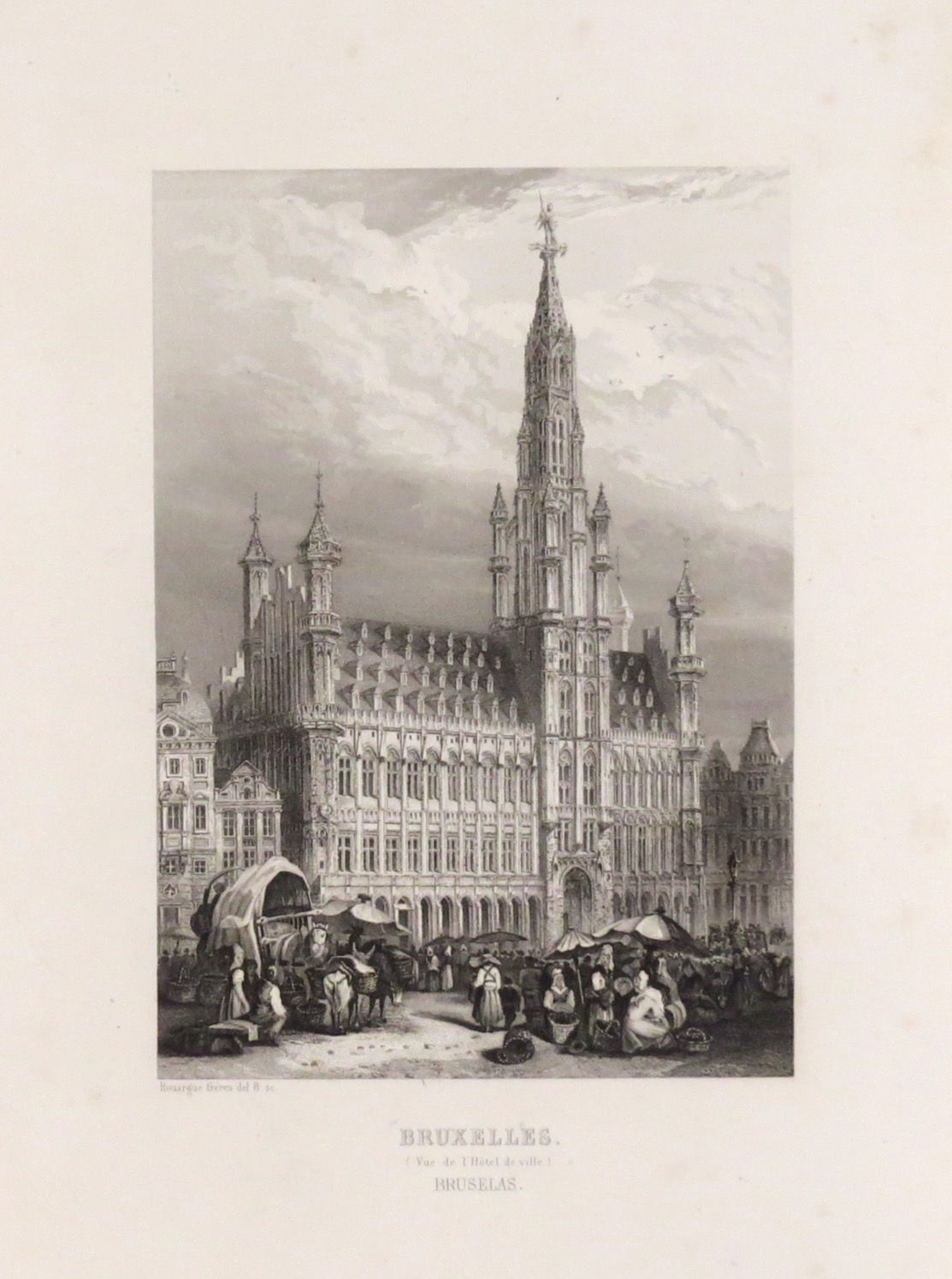 Bruxelles, Vue générale de L´Hôtel de Ville
