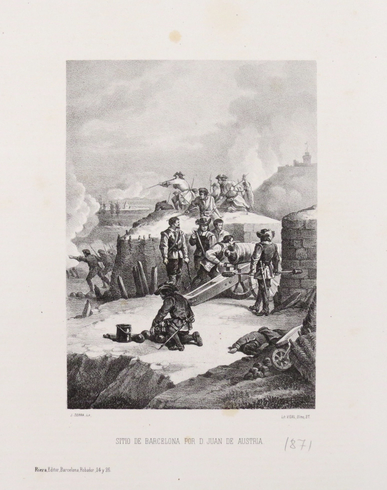 Sitio de Barcelona por D. Juan de Austria