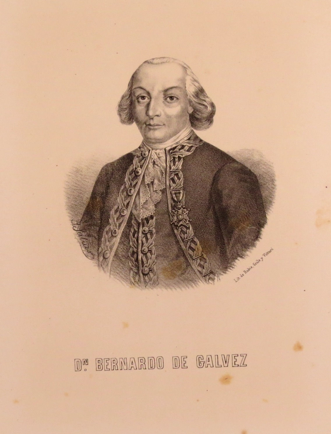 Dn. Bernardo de Gálvez