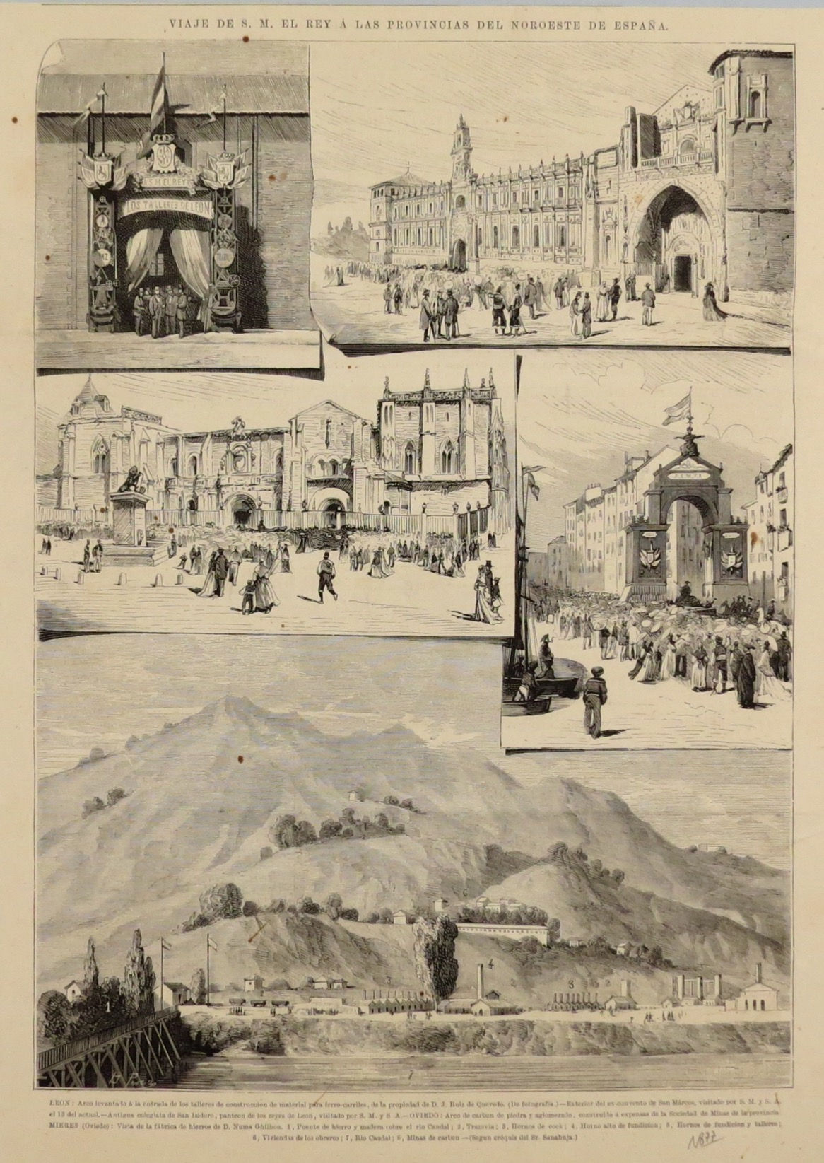 Viaje de S.M el Rey a las provincias del Noroeste