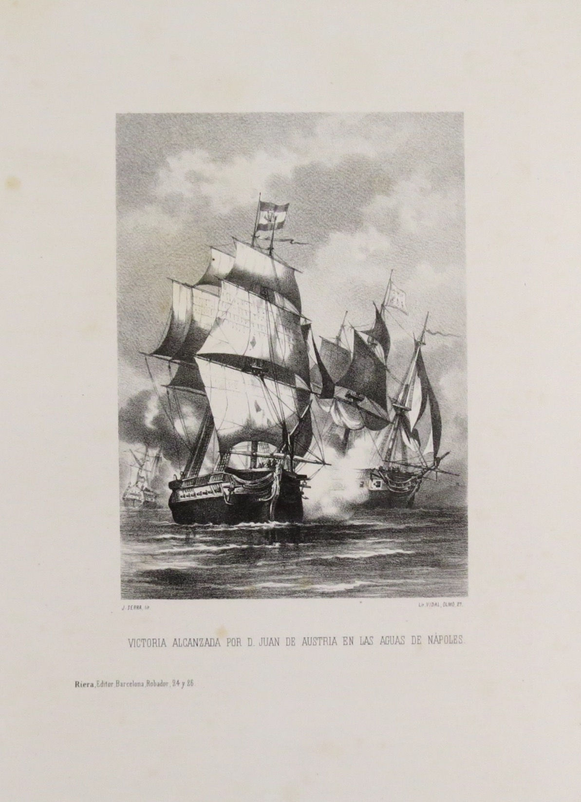 Victoria alncanzada por D. Juan de Austria en las aguas de Nápoles
