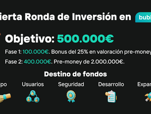 Abrimos ronda de financiación.