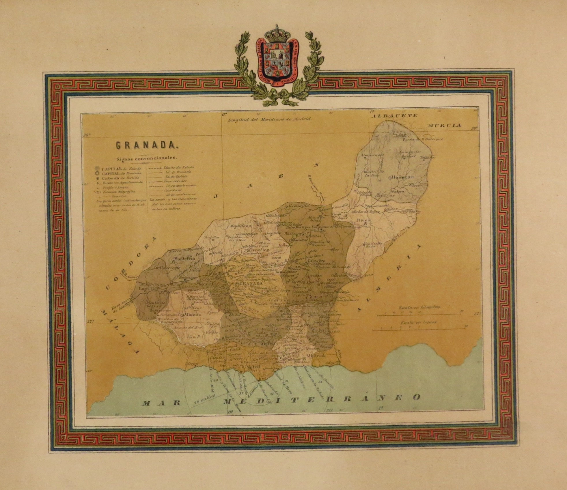 Mapa de Granada