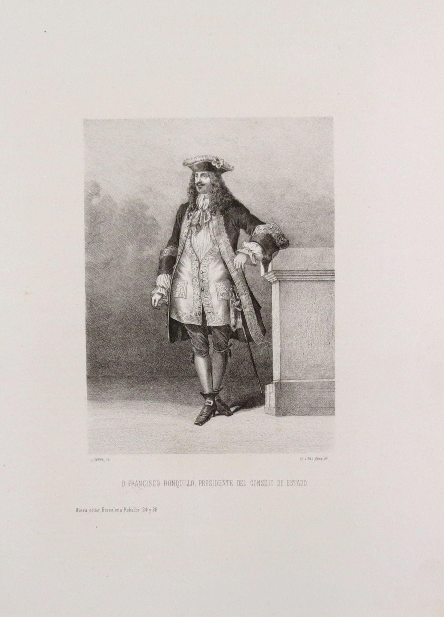 D. Francisco Ronquillo, Presidente del Consejo de Estado