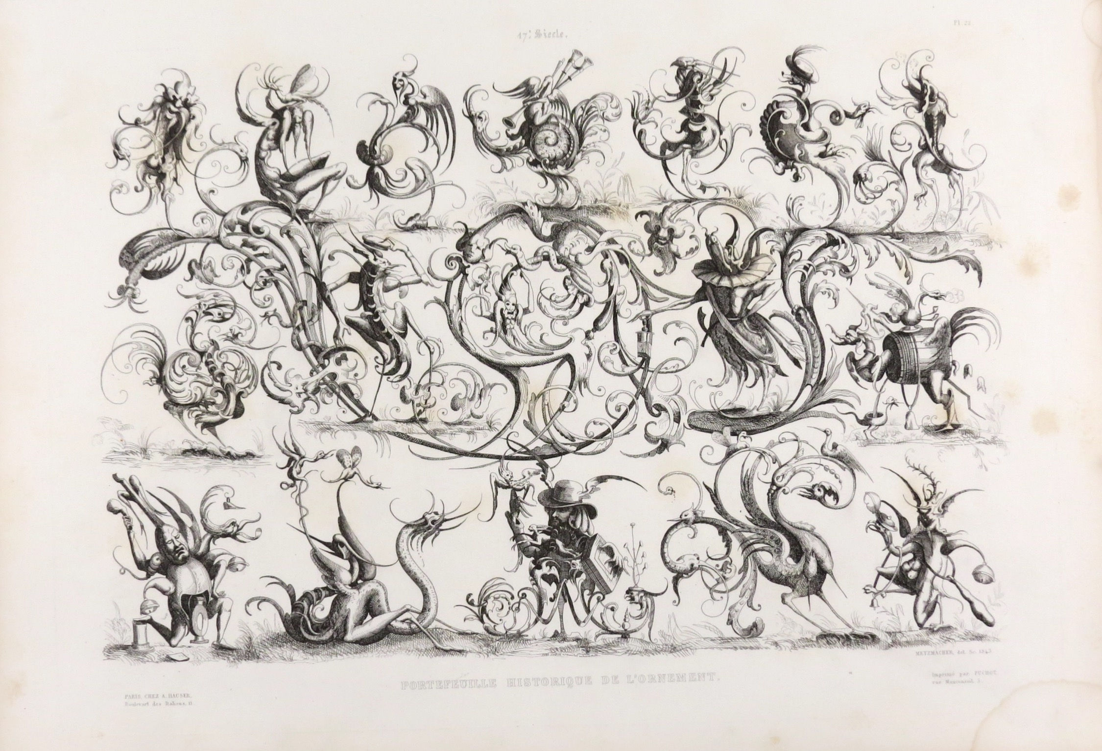 Portefeuille Historique de l´Ornement Pl.22