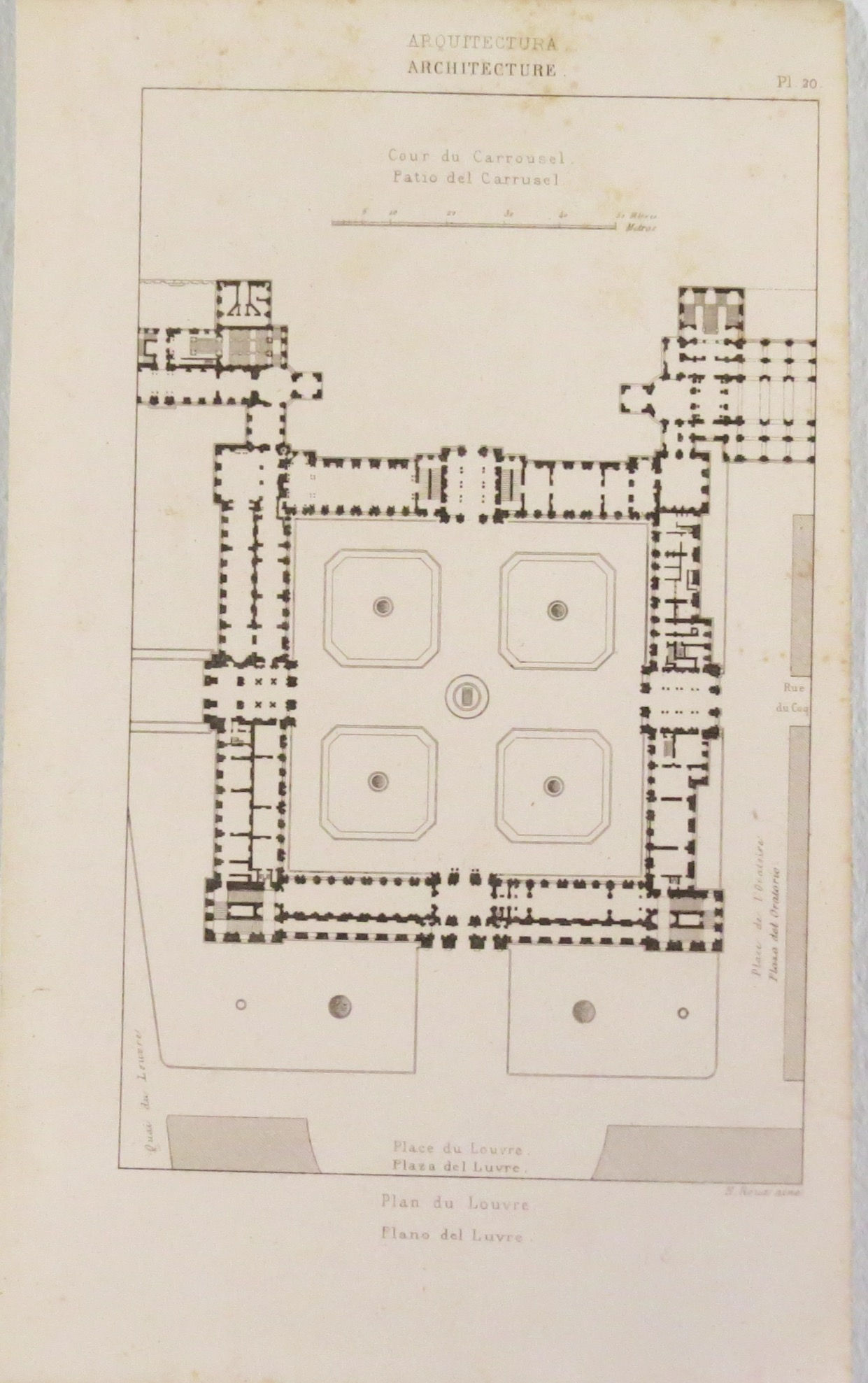 Plano del Louvre