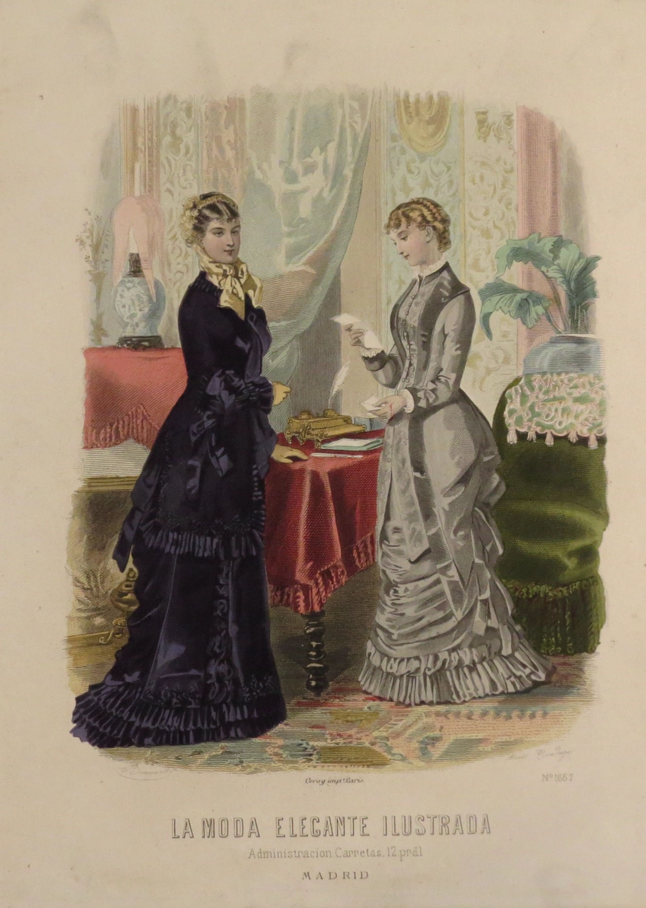 La Moda Elegante Ilustrada Nº1657