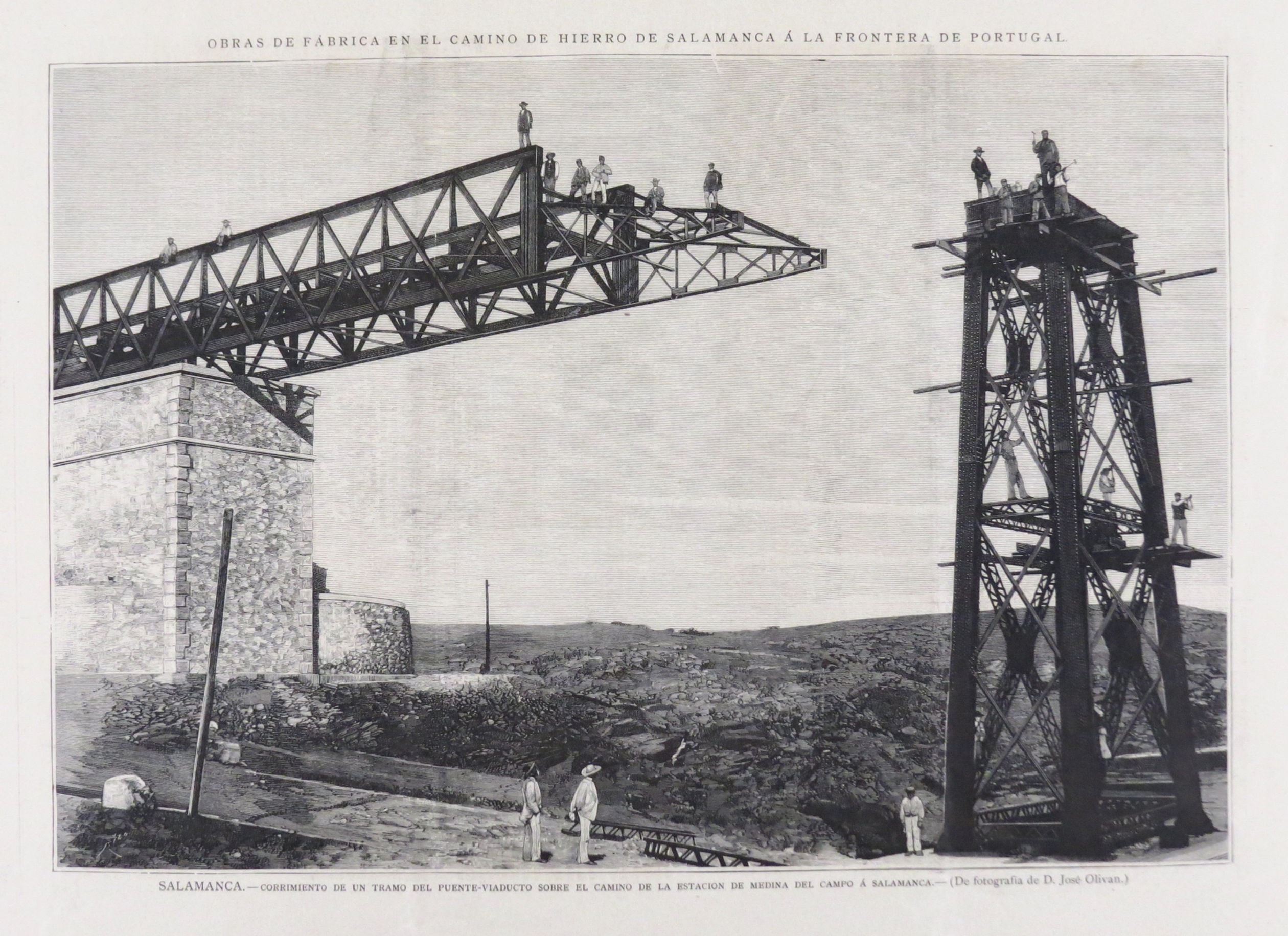 Salamanca - Tramo del Puente - Viaducto en la Estación Medina del Campo