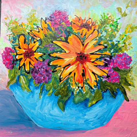 A wildflower bouquet