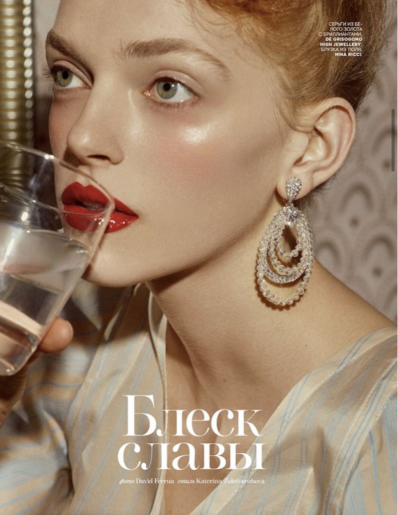 VOGUE RUSSIA - DAVID FERRUA - KATERINA ZOLOTOTRUBOVA