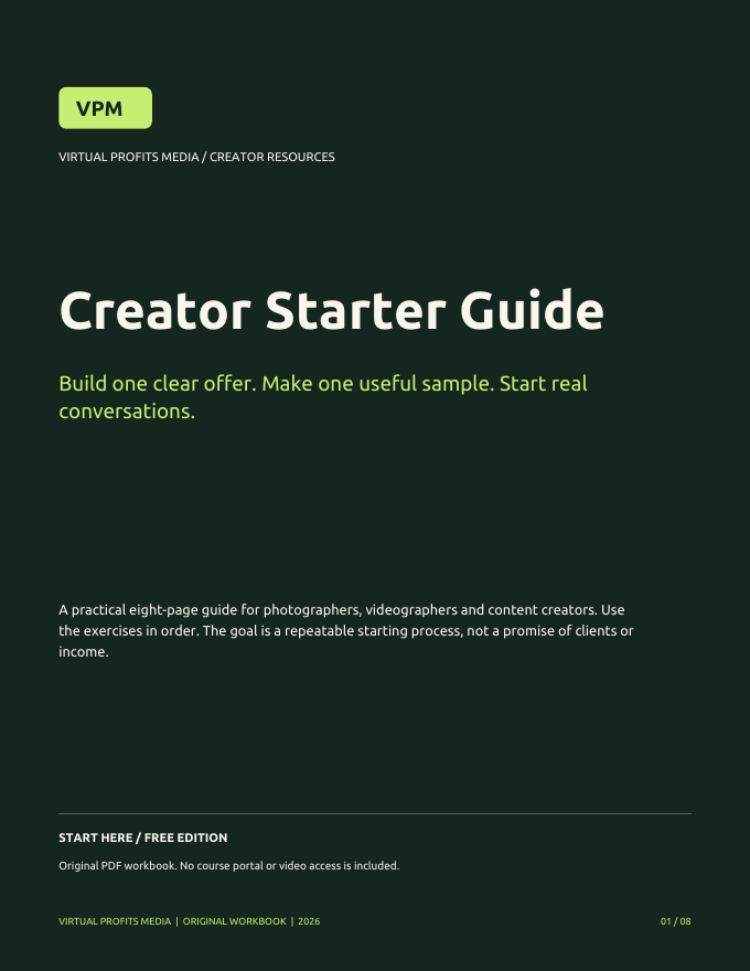 Creator Starter Guide PDF cover