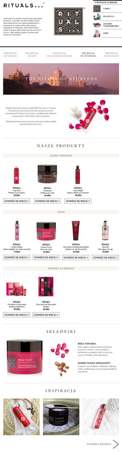 RITUALS - POLAND - Landing Page - PDP