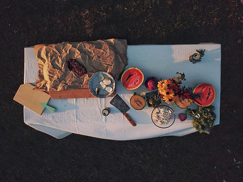 Aerial View of Picnic Table