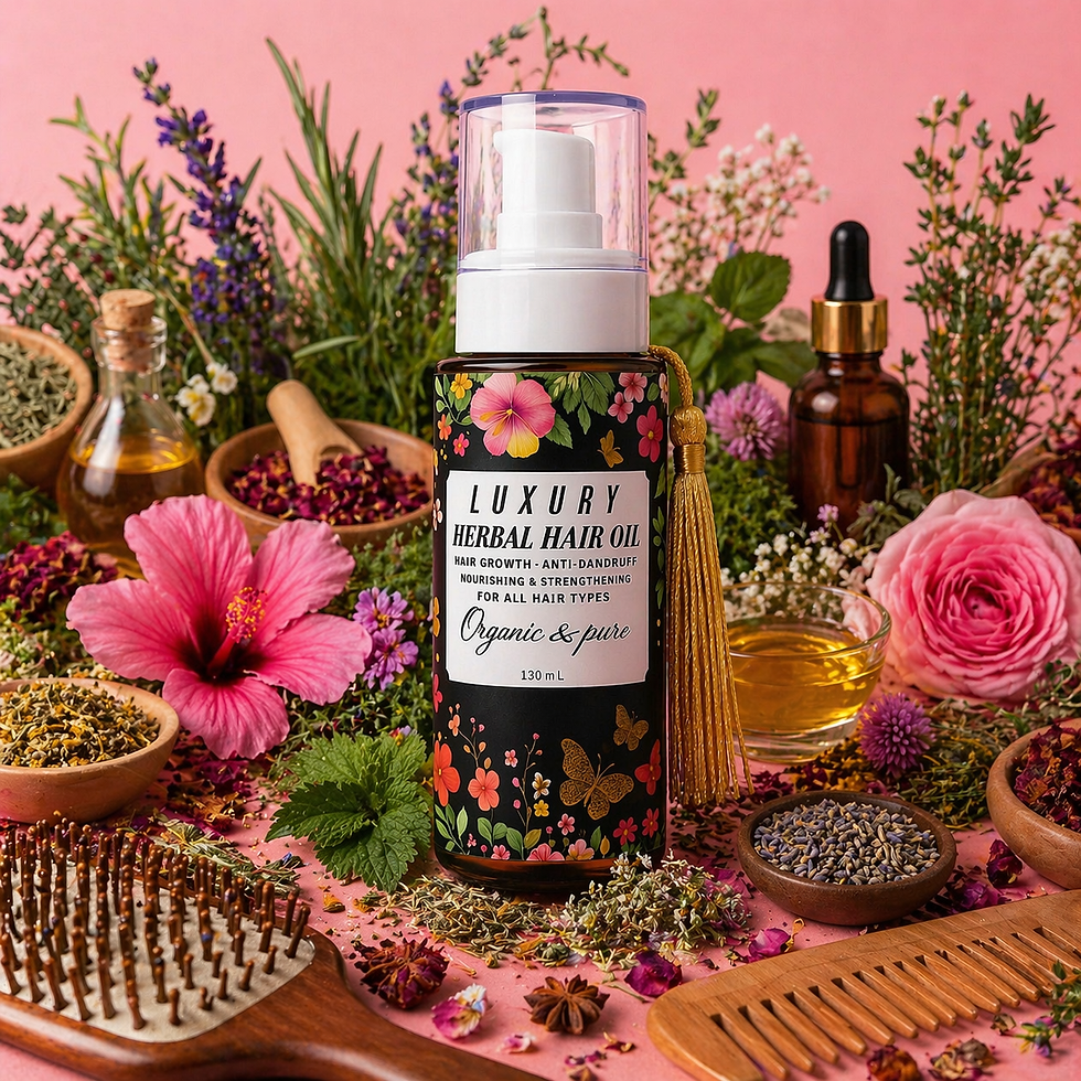 Thumbnail: HERBAL HAIR OIL TREATMENT FOR ALL HAIR TYPES