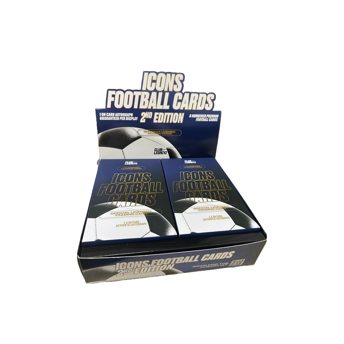 Club Legacyz Icons 2nd Edition Football Cards - Display