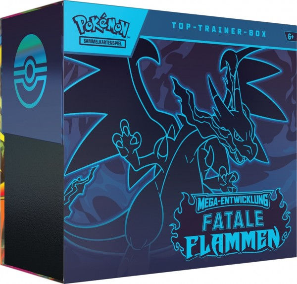 Pokémon Karten Mega-Entwicklung Fatale Flammen Top-Trainer-Box