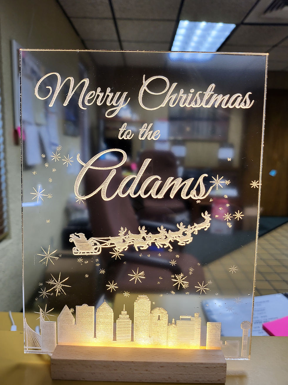 Thumbnail: Custom Holiday Lamp