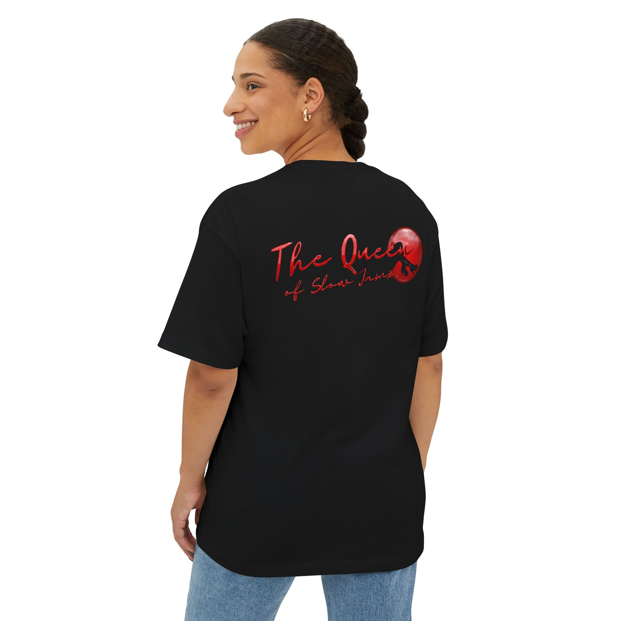 Boxy Tee — Lace "The Hands” Portrait Tee (The Queen of Slow Jamz)