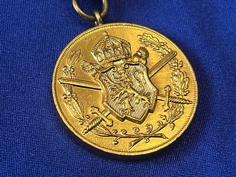 Thumbnail: Kingdom of Bulgaria 1915-1918 Medal and Certificate (G439)