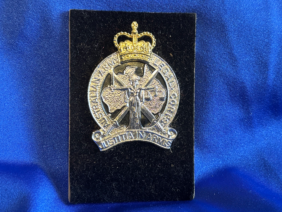 Australian Army Legal Corp Hat Badge (M6)