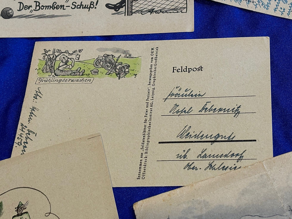 Thumbnail: WW2 German Comic Postcards (G589)