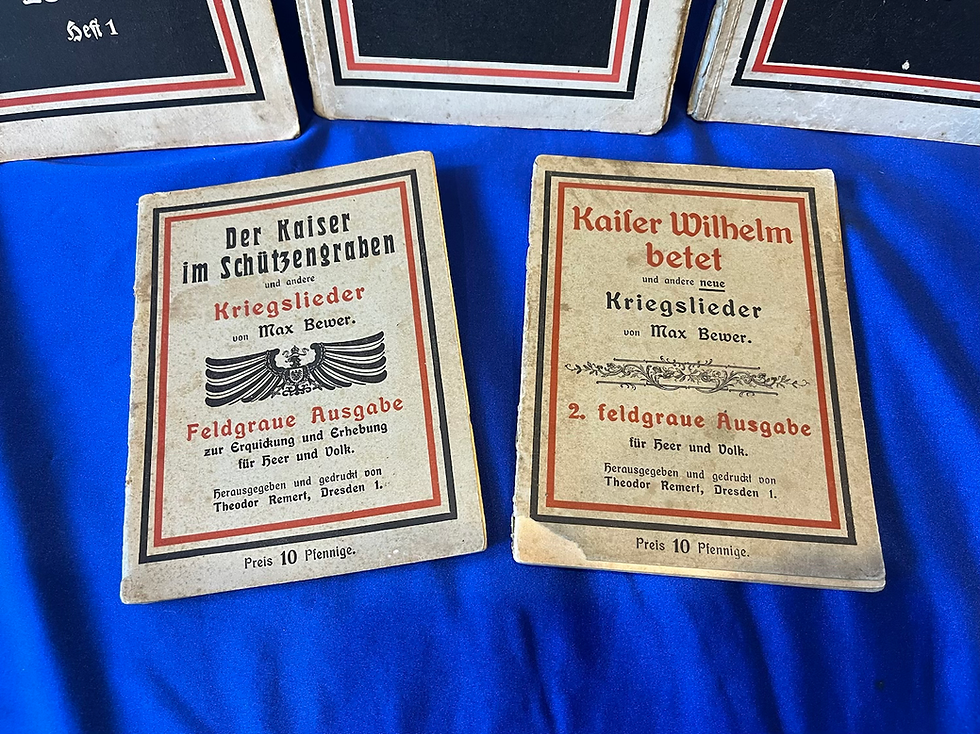 Thumbnail: WW1 German Song Books (G126)