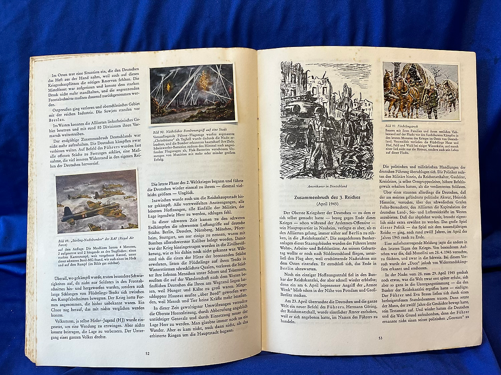 Thumbnail: 1960 German card book on the World Wars (G428)