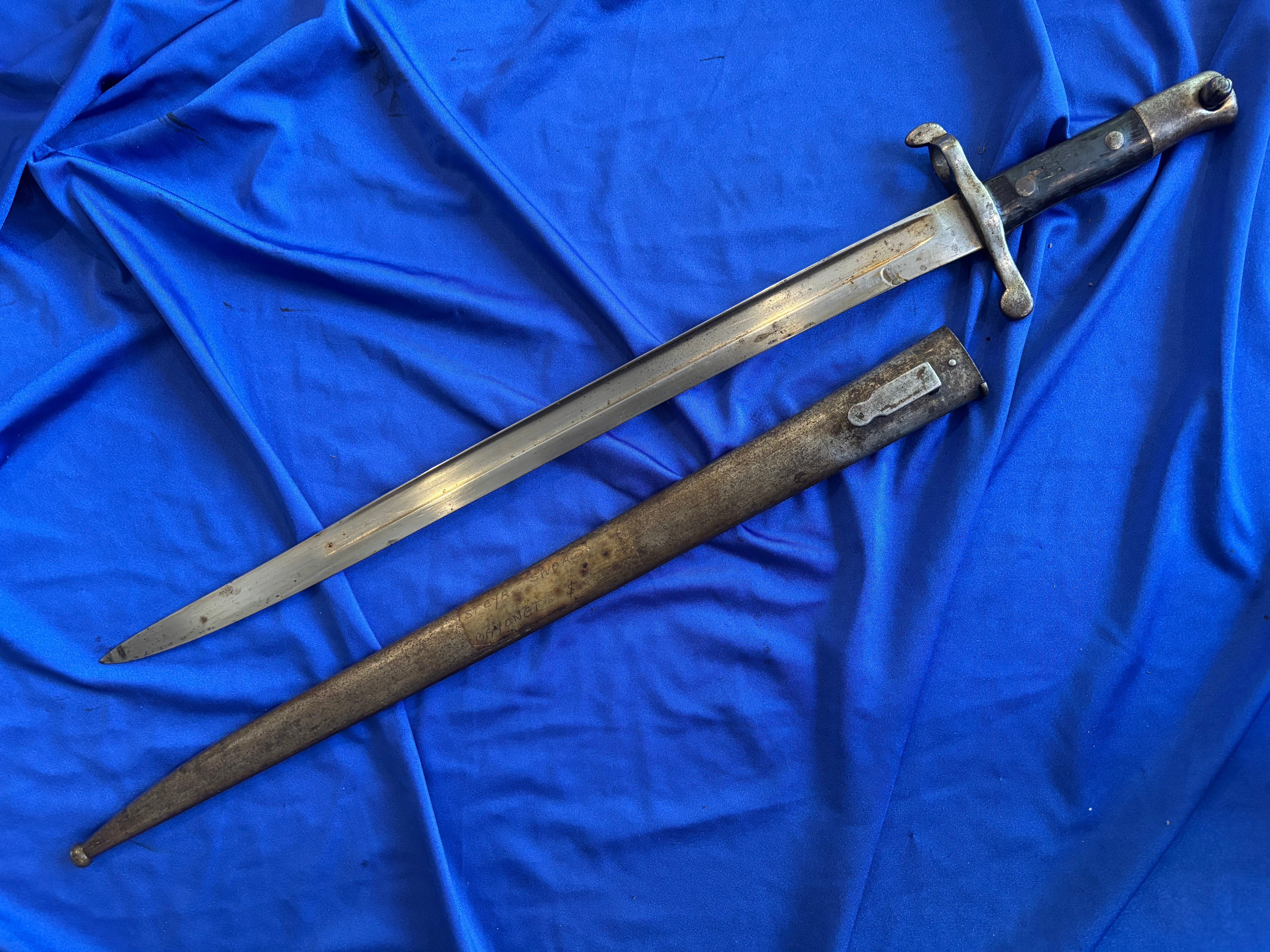 1886 Kropatschek sword bayonet (J138)
