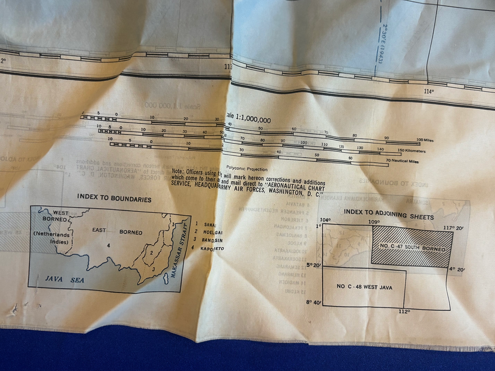 Thumbnail: WW2 US Pilot Cloth Escape Map (B49)