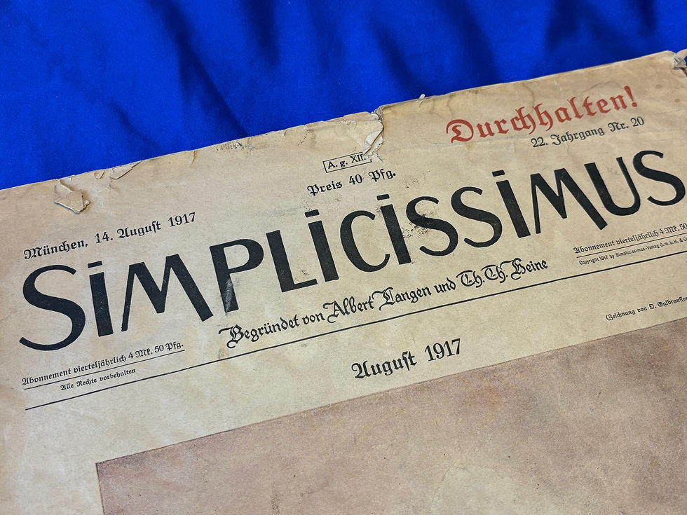 Thumbnail: 1917 Edition Simplicissimus Magazine (G656)