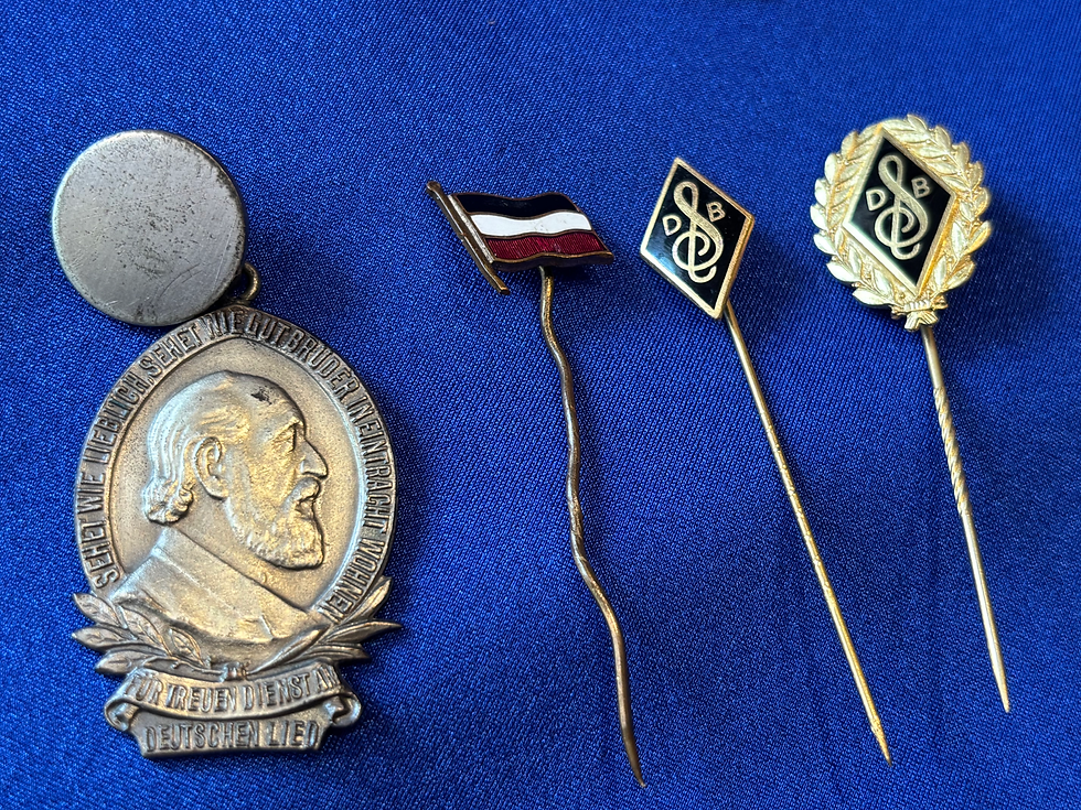 Thumbnail: WW1 Iron Cross Medal and pin grouping (G241)