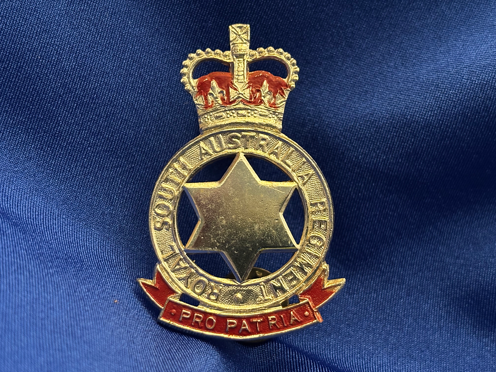 Royal South Australian Regiment Hat Badge (M36)